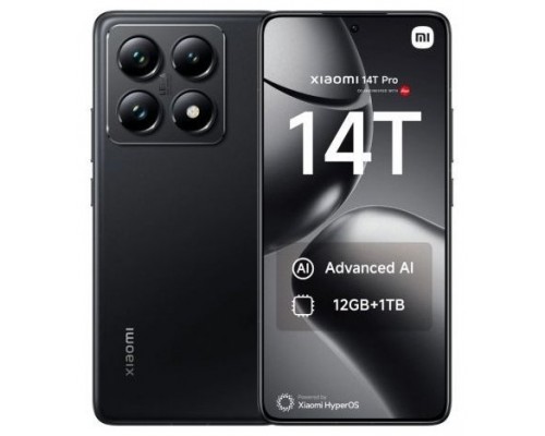 SMARTPHONE XIAOMI 14T P 12-1TB BK